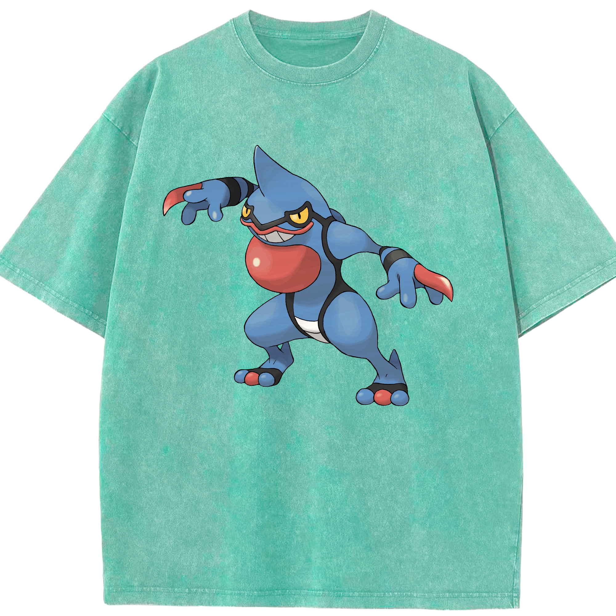 （画像用） ポケットモンスター Pokémon 綿100% ヴィンテージ風 半袖Tシャツ（フロントプリント）